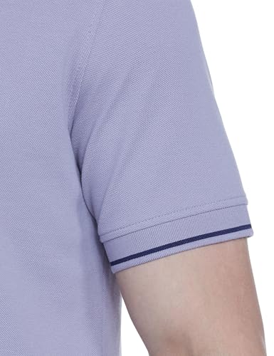 Van Heusen Men's Regular Fit T-Shirt (VSKPURGPR26049_Lilac