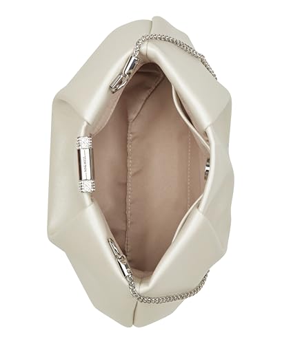 Nine West Women's Cramer Convertible Clutch, Pearl, Medium
