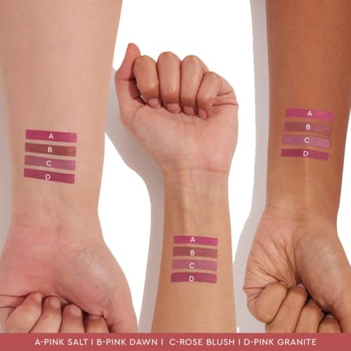 Kiro Four Play Non-Stop Airy Matte Liquid Lip Stack – Paramount Pink, 6ml | 4 Pink Lipstick Shades | Long-lasting, Transfer-proof, Hydrating, Lightweight | Infused with Avocado & Apricot Oils