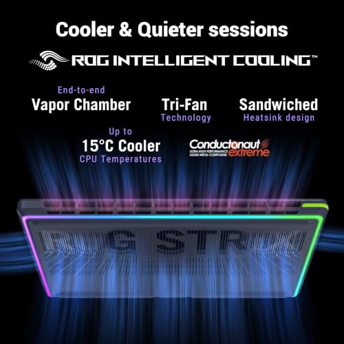 ASUS ROG Strix G16 (2026),Intel Core Ultra 9 290HX(Series 2),RTX 5080-16GB,32GB RAM (Upgradeable),1TB SSD,2.5k FHD+,16"(40 cm),Win 11,M365 Basic(1Y),Office 24,Gray,2.6 Kg,G615LW-TS356WS,Gaming Laptop