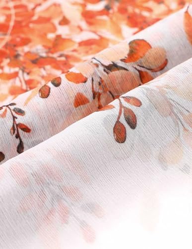 U.S. POLO ASSN. Floral Printed Top (UWSS25TOP238_Orange_M)