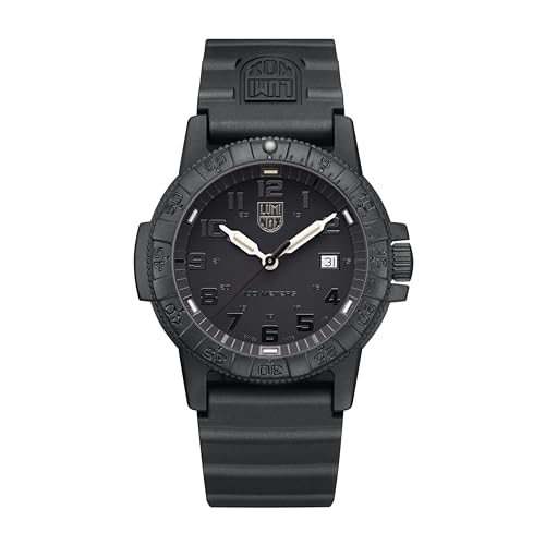 Luminox - Mens Watch - Leatherback Sea Turtle Giant 0320 Series 44 mm - X3.ZC21.BO - Mens Dive Watch - Swiss Quartz - Swiss Made - 100M Water Resistant - Hardened Mineral Crystal - CARBONOX Case - PU