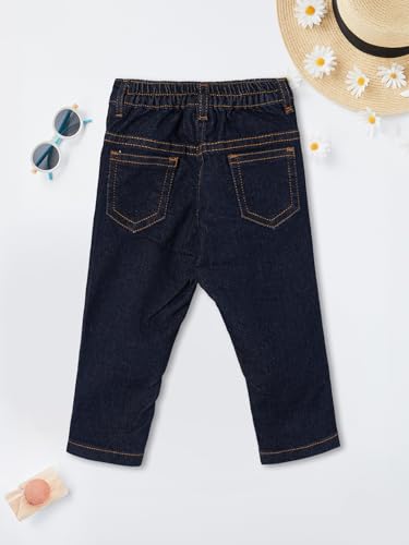 Max Girl's Regular Jeans (P23ABD51_MID Blue