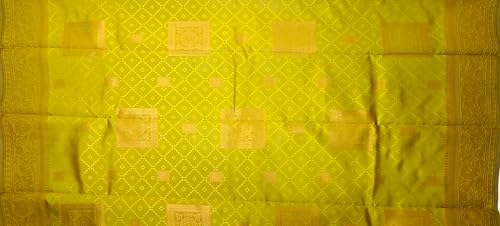 SREE KUMARAN Women's Kanchipuram Kubera Silk Pure Pattu Sarees With Blouse (VSK271-3)