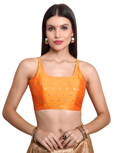 Yellow Brocade Readymade Blouse
