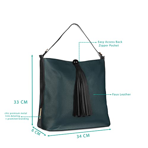 Caprese womens TIRIL HO Large DARK TEAL Hobo