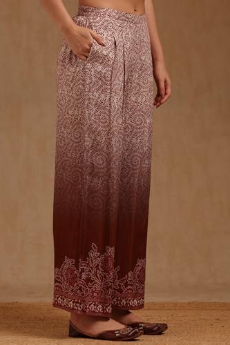 Soch Women's Muslin Salwar Suit Set (EWA5CD22079_Rust