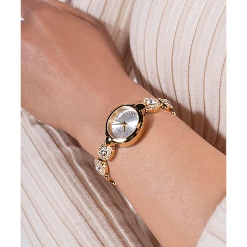 Guess Stardom Round 26mm Silver Dial Analog Women Watch - GW0757L2