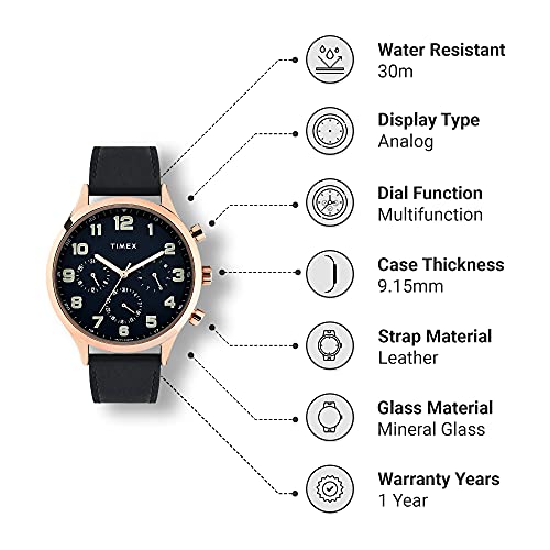 Timex Men Analog Blue-TWHG03SMU10