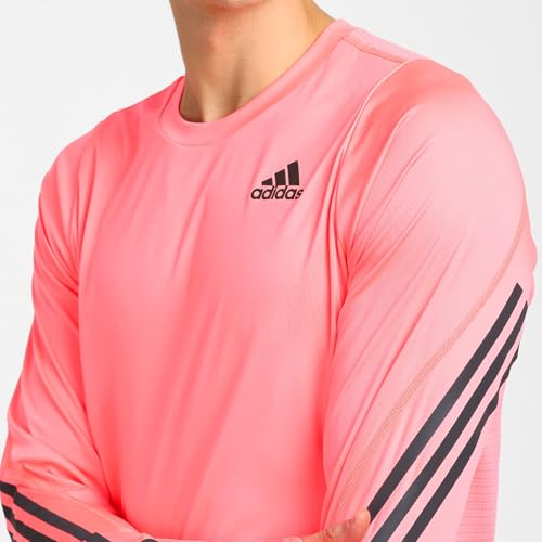 Adidas Men Run ICON LS Polyester Running T-Shirts ACIRED (L) | 4065432267861