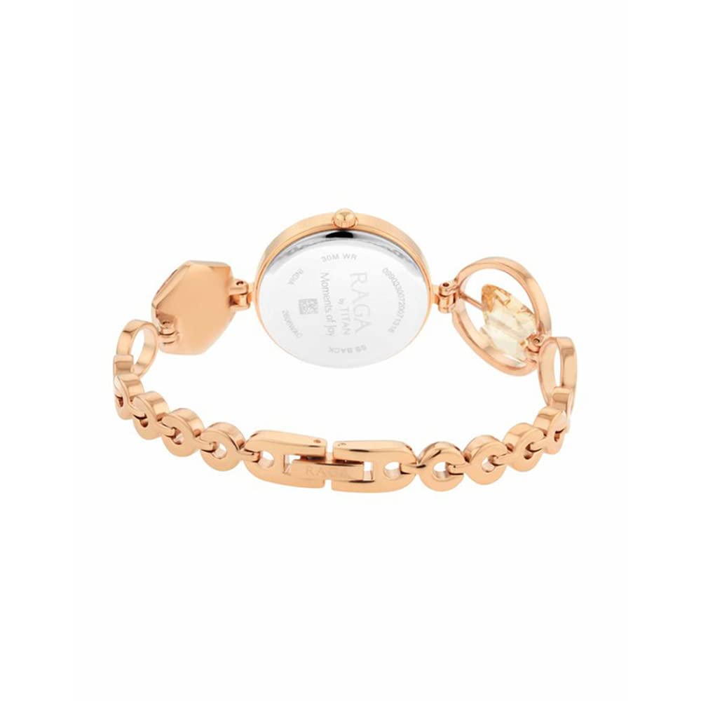 Titan Raga Moments of Joy Analog Pink Dial Women's Watch-NP2606WM09/NP2606WM09