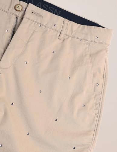 U.S. POLO ASSN. Slim Straight Fit Twill Shorts Khaki