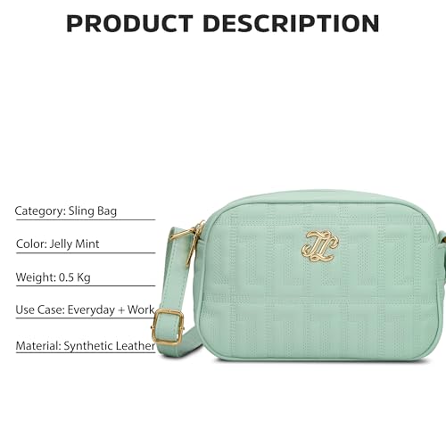 Lavie Signature Women's Quilt Marta Crossbody Sling Bag | Ladies Purse Handbag | Gift For Women