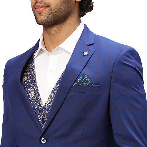 Park Avenue Dark Blue Suit (Size: 38)-PMDL04447-B6