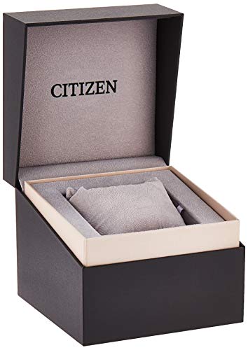 Citizen Stainless Steel Analog Black Dial Women Watch-Ga1052-55E, Gold Band