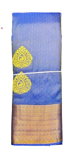 SREE KUMARAN Women's Kanchipuram Silk Pure Pattu Sarees With Blouse (VSK110-1), Maroon