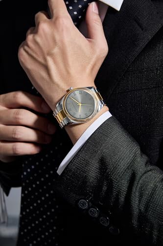 Giordano Classic Formal Analog Watch for Men with Stainless Steel Strap and Roman Numeric Indices -GZ-50112