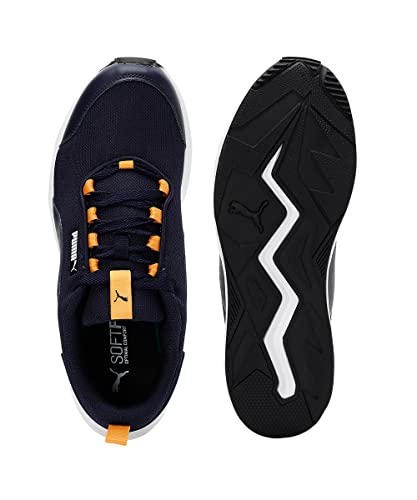 Puma Mens Riot Navy-Zinnia-Black Sneaker - 9UK (38393605)