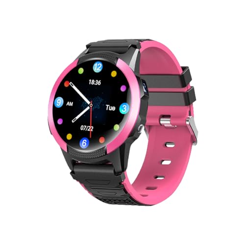 SaveFamily Slim 4G. Kids’ Smartwatch with Video Call. GPS Watch for Kids with Call, Chat, SOS Button, Stopwatch, Waterproof IP67. Modern and Discreet Design (Pink)