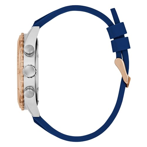 GUESS Blue Round Dial Analog Men's Watch - GW0967G4