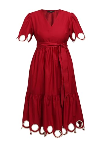 VERO MODA Women A-Line Red Dress