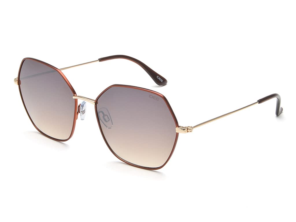 IDEE_Hexagon_Metal_Women_UV Protected_Full Rim_SUNGLASS