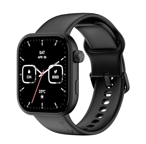 Noise New Launch ColorFit Ultra 4 Smartwatch with BT Calling, 1.96" AMOLED Always-On Display, AI Transcription & Voice Commands, Metal Body, 10m Water Resistant, Heart Rate Monitor (Jet Black)
