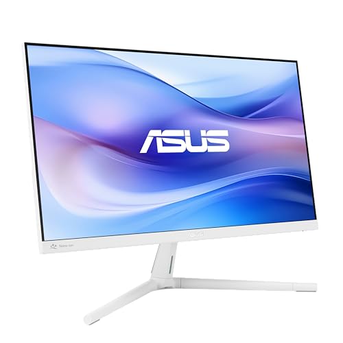 ASUS 27 inch 1080p Eye Care Monitor (VU279HFI-W) - Full HD, IPS, 100Hz, SmoothMotion, Adaptive Sync, Nano ion, Eye Care Plus, Blue Light Filter, Flicker-Free, Assembly