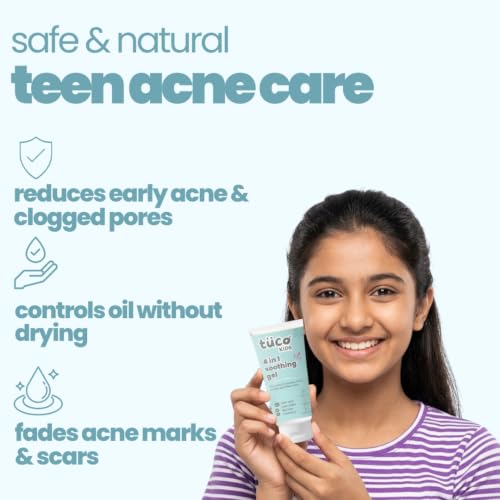 Tuco Kids 4-in-1 Soothing Gel, Anti-Acne Face Cream for Teens, 50g