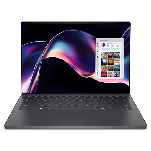 Dell XPS 14 DA14260, AI Powered Series 3 Intel Core Ultra 7 355 Processor, 14" 2K 500 Nits Display, 16GB RAM, 512GB SSD, Wi-Fi 7, Windows 11 + MSO, Graphite, 1.36Kg, Thin & Light Laptop