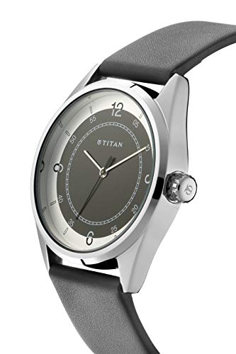 Titan Quartz Analog Multicoloured Dial Leather Strap Watch for Men-NS1729SL04