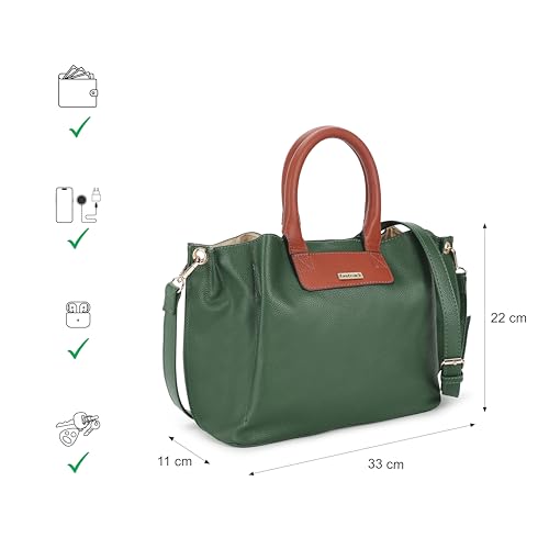 Fastrack Women's Satchel (Green)