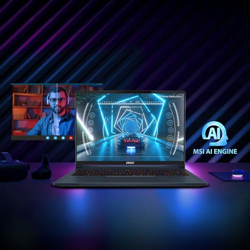 MSI Stealth 16 AI Studio, Intel 1st Gen. Ultra 9 185H, Built-in AI, 41CM QHD+ 240Hz Gaming Laptop (32GB/2TB NVMe SSD/Windows 11 Pro/NVIDIA GeForce RTX 4070, GDDR6 8GB/Star Blue/1.9Kg), A1VGG-057IN