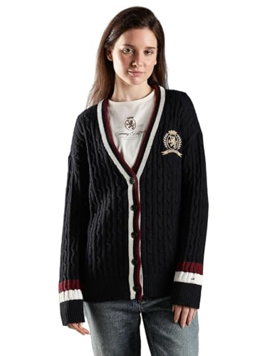 Relaxed Fit Cotton V-Neck Sweater