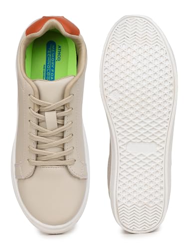 ATHCO Men's Wind Beige Sneakers Shoes_11 UK (ATHDIP-2)