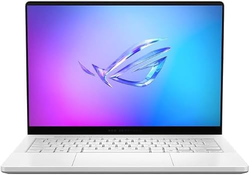 ASUS ROG Zephyrus G14 Latest 2025 14" 3K OLED 120Hz Gaming Laptop Copilot+ PC AMD Ryzen AI 9 HX 370 NVIDIA RTX 5080 32GB RAM 2TB SSD Platinum White