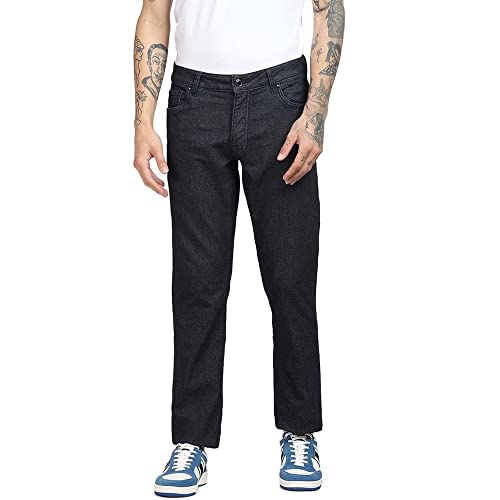 Jack & Jones Men's Cotton Blend Regular Fit Blue Jeans_30