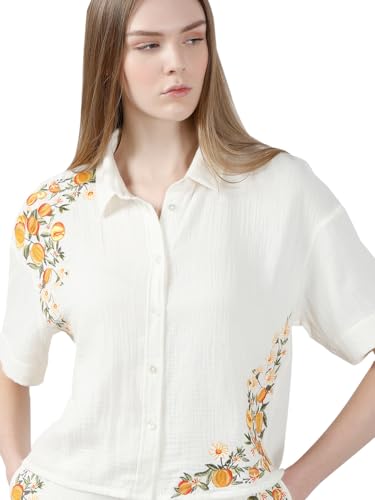 VERO MODA Women's Regular Fit White Shirt