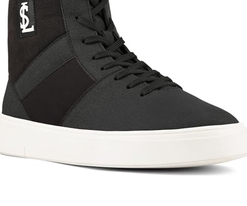 LOUIS STITCH Raven Black Sneaker for Men | Comfortable Ankle Boot Sneaker | LSP-SNK-AVI016-ABTBJB | UK-6