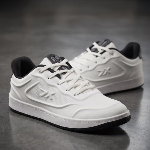 Liberty LEAP7X MILKSTO-1E White Sporty Casual Lacing Sneakers for Men - 41