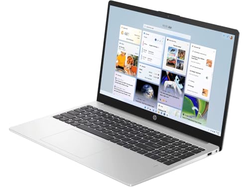 HP 15 (2026), AMD Ryzen 5 Hexa Core 7535U - (8 GB DDR5/512 GB SSD/Radeon 660M Graphics/Windows 11 Pro) Thin & Light Business Laptop/15.6" FHD/Backlit + Fingerprint/Silver/Copilot Key/1.5kg/MSO 2024
