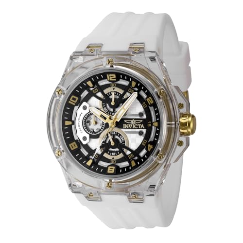 Invicta Racing Quartz Silver Dial Analog Watch for - Men 48806