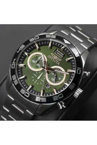 Invicta Speedway Quartz Caliber VD53C Movement Green Dial Analog Watch for - Men 50179