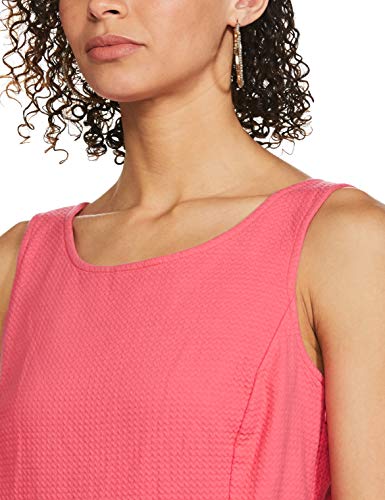 Tommy Hilfiger Women's Cotton a-line Knee-Long Dress (S7CWV016XS_Scrunchie Pink_X-Small)