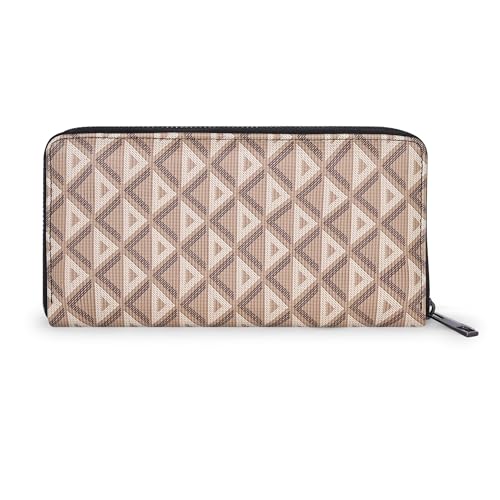HAYSCH Women's Long Clutch Wallet, Brown