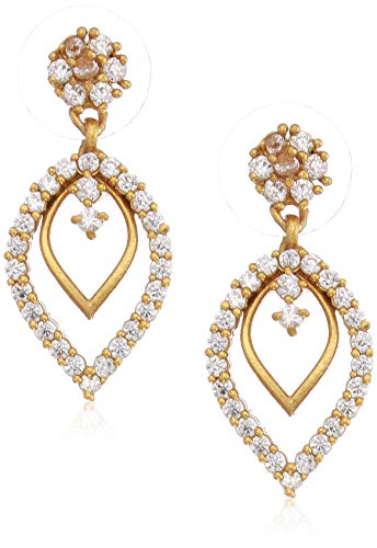 Estele Trendy Fashion Jewellery CZ Diamond Design Necklace Set for Women
