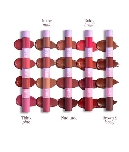 Gush Beauty 4-in-1 Matte Liquid Lipstick Brights, Waterproof | 8.4ml