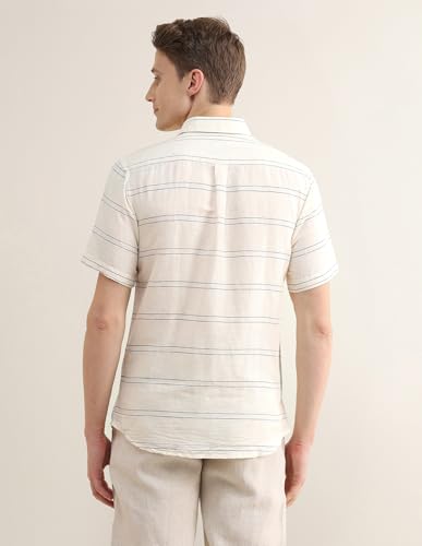 U.S.Polo Association Men's Horizontal Striped Regular Fit Shirt