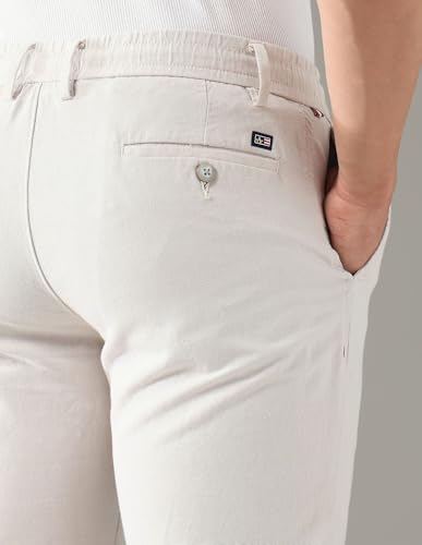 Arrow Sports Men's Regular Casual Pants (ASAJTR2416_Beige