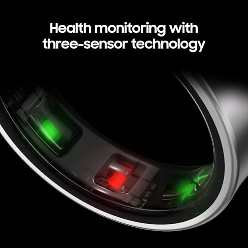 Samsung Galaxy Ring, with Smart AI, Size First W/Sizing Kit, No App Subscription, Fitness Monitor, Sleep Tracker, Up to 7-Day Battery, Size 14, Titanium Black